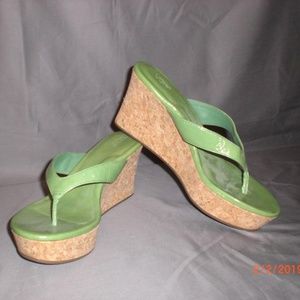 UGG Green Wedges